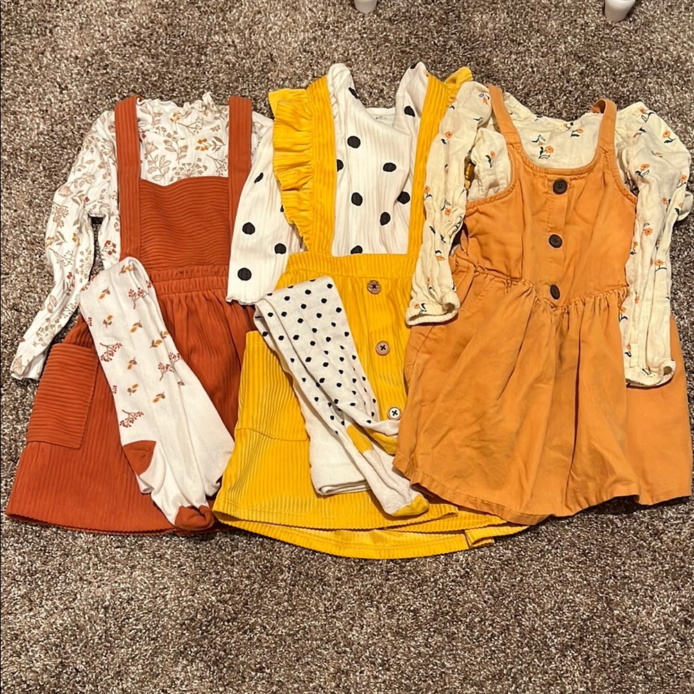 Girl’s Overall Dress Set Bundles